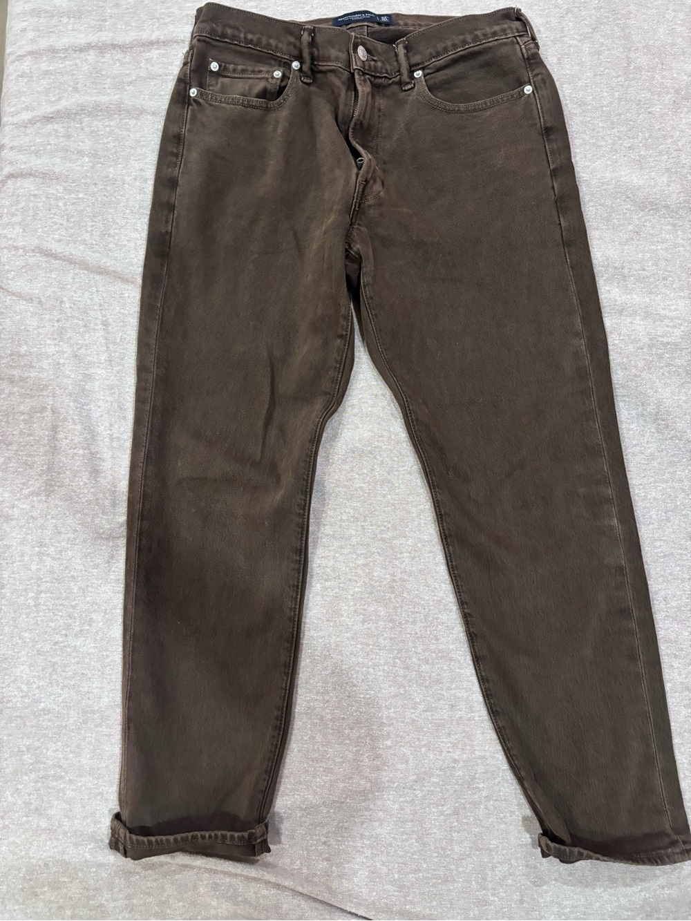 Abercrombie & Fitch Men's Dark Brown Corduroy Pants
